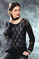Damen Pulli Langarm Gestrickt Mit Wolle Und Garn Von Schoeller Stahl