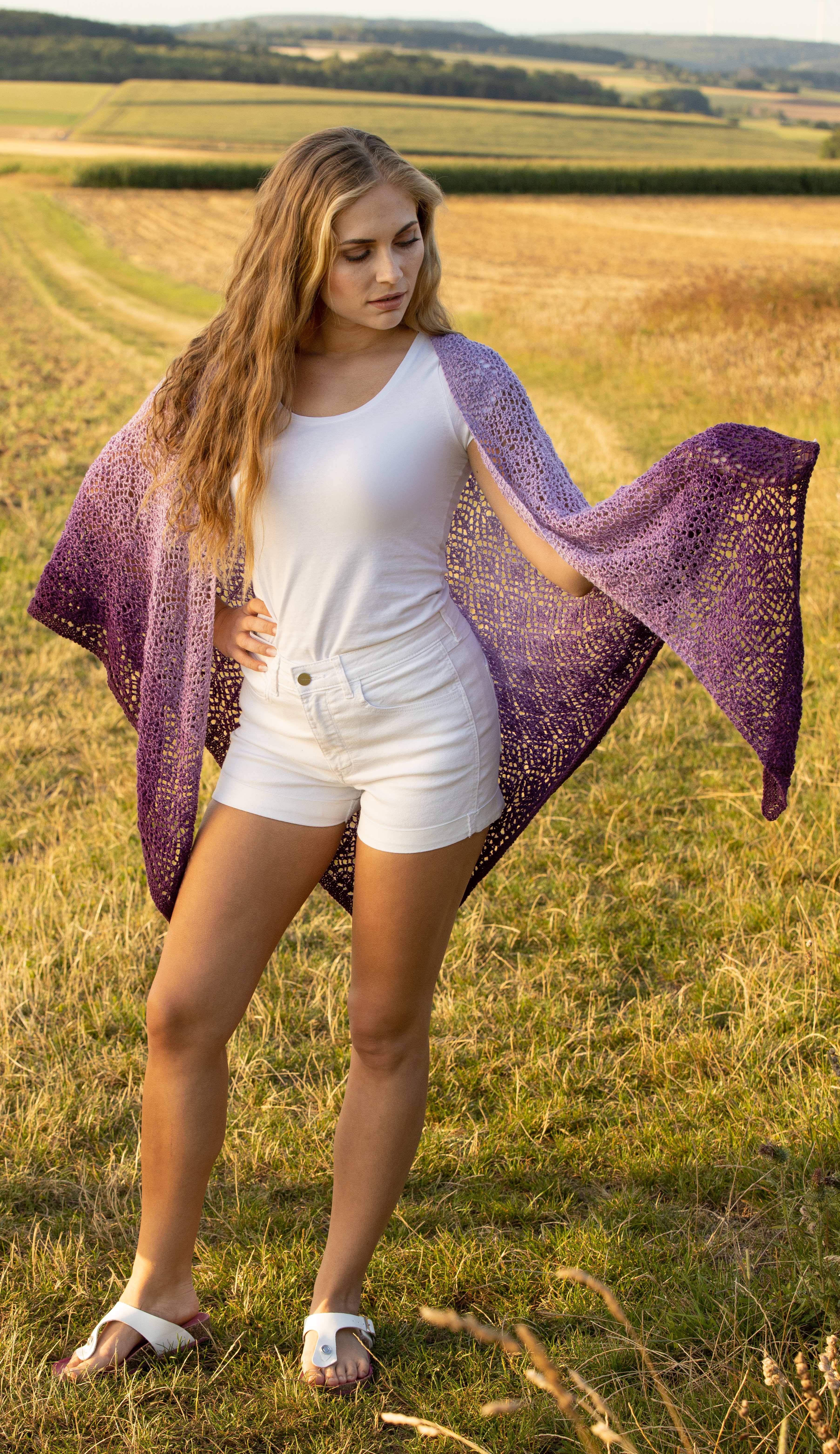  Austermann Modell 21015 Tuch Fantasy Colours 