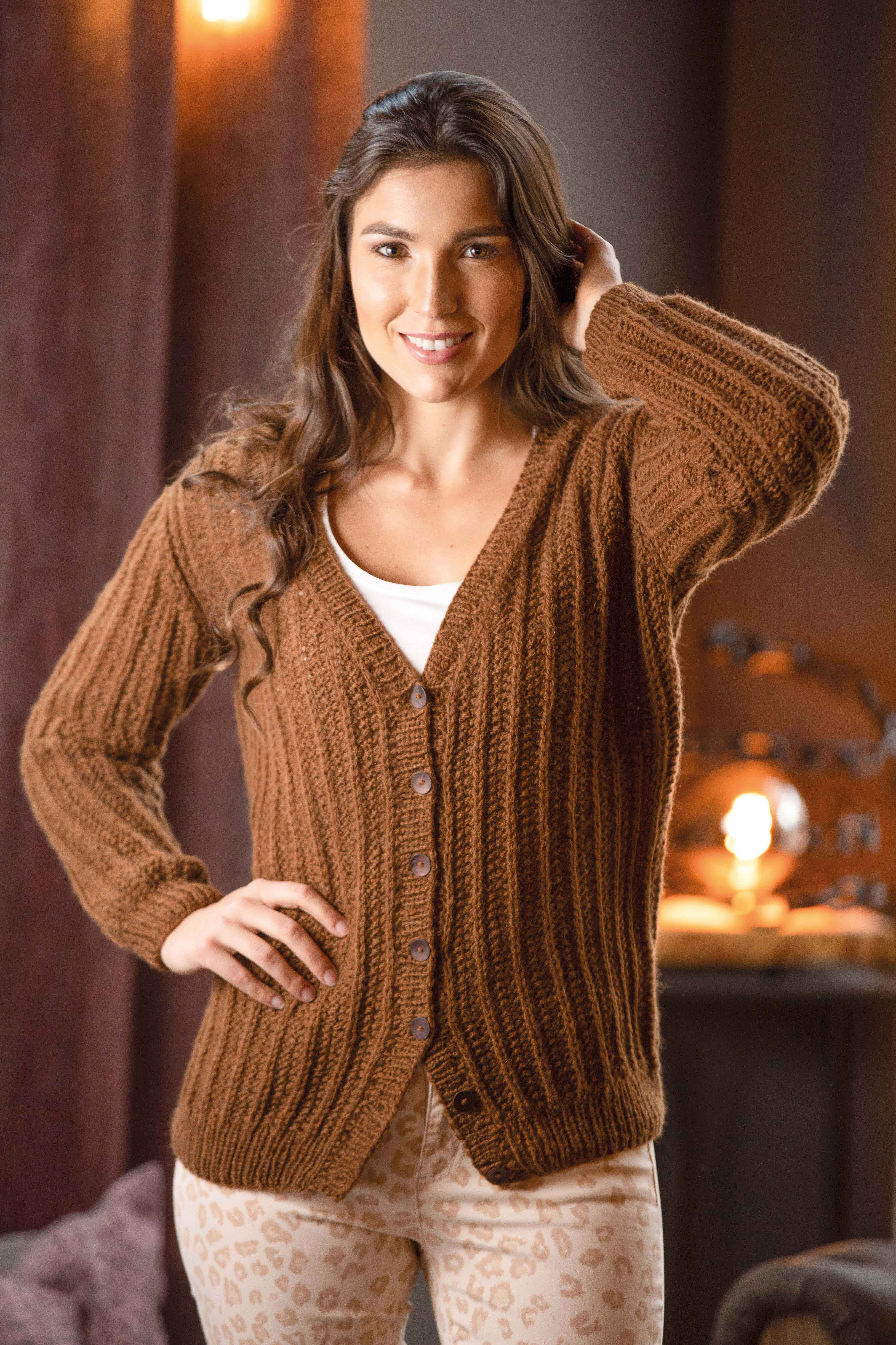  Austermann Modell 21057 Damen-Jacke Camel & Wool 