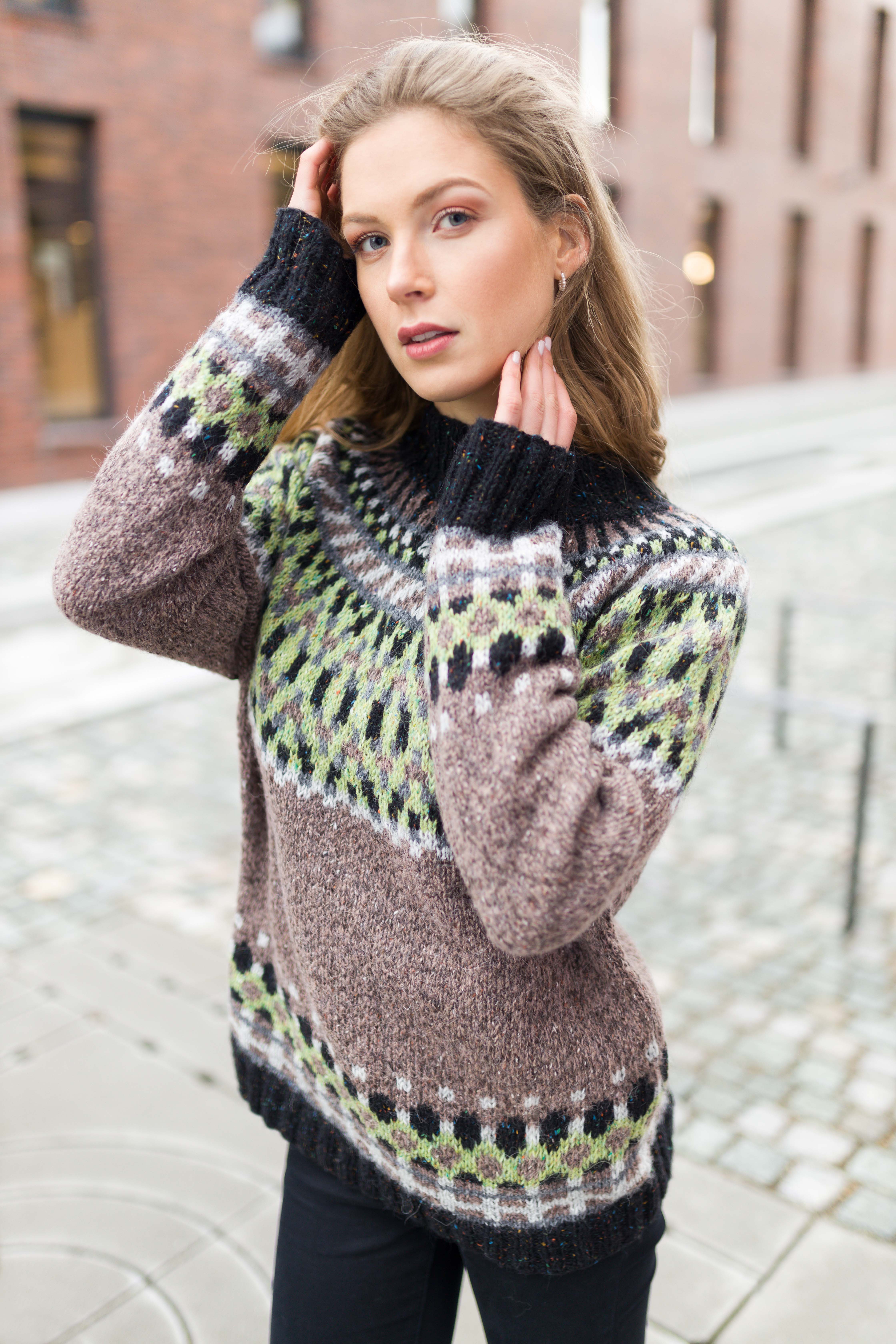  Modell 22061 Damen-Pullover Cosy Tweed 