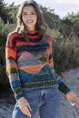  Rebecca 90 Modell 13 Damen-Pullover Maila Multicolor 