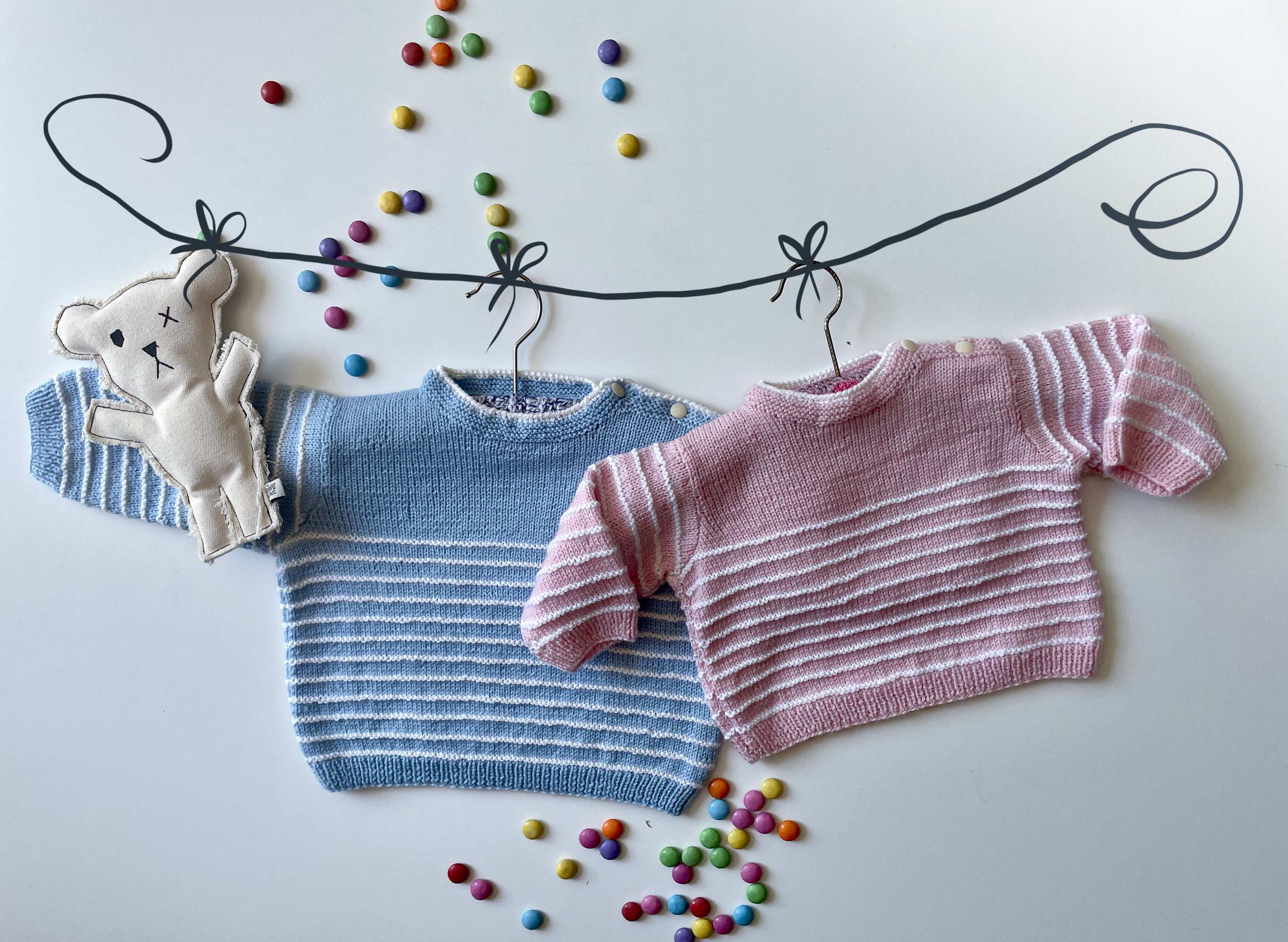  Modell 23039 Baby-Pulli Baby Merino 