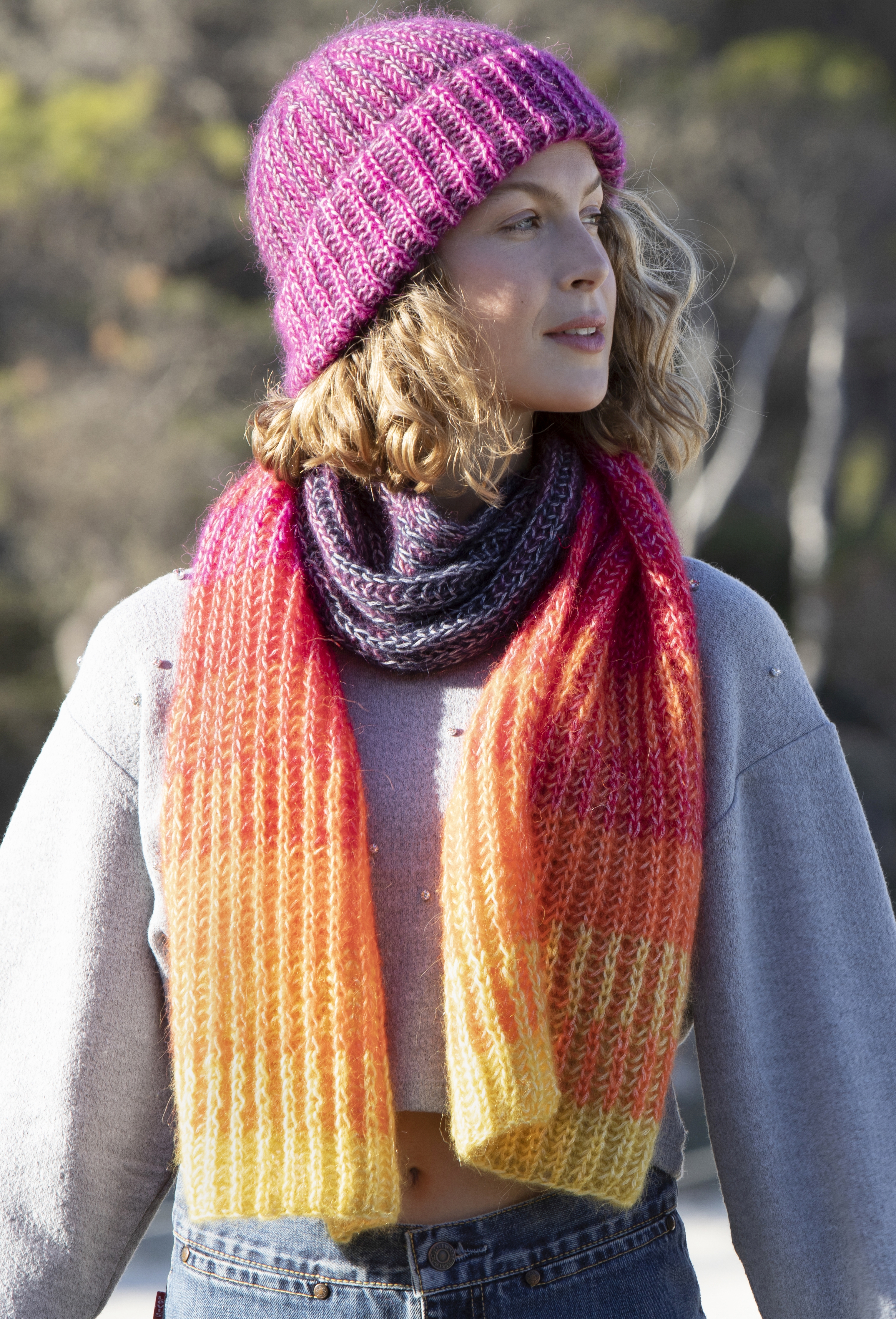  Modell 24055 Mütze und 24056 Schal Briana 