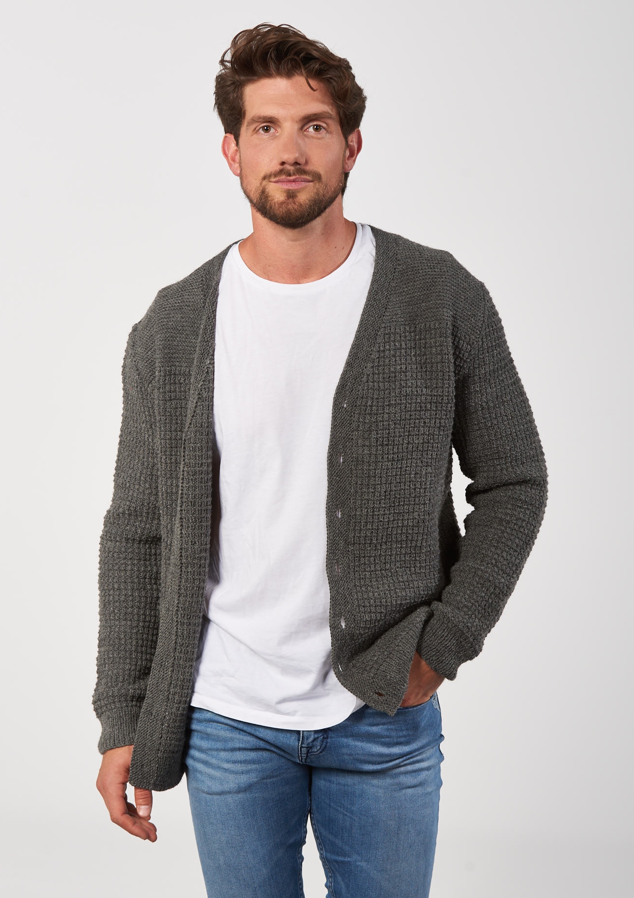  Modell 15408 Herrenjacke Merino 160 