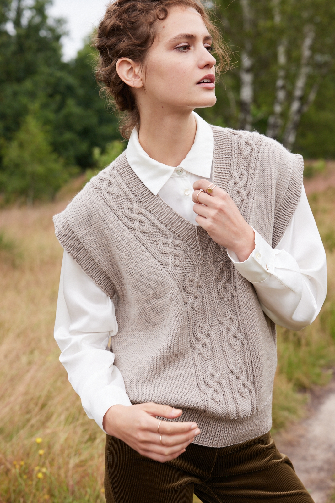  Rebecca 95 Modell 11 Damen-Pullunder Merino 120  