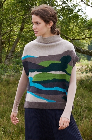  Rebecca 95 Modell 9 Damen-Slipover Merino 120 