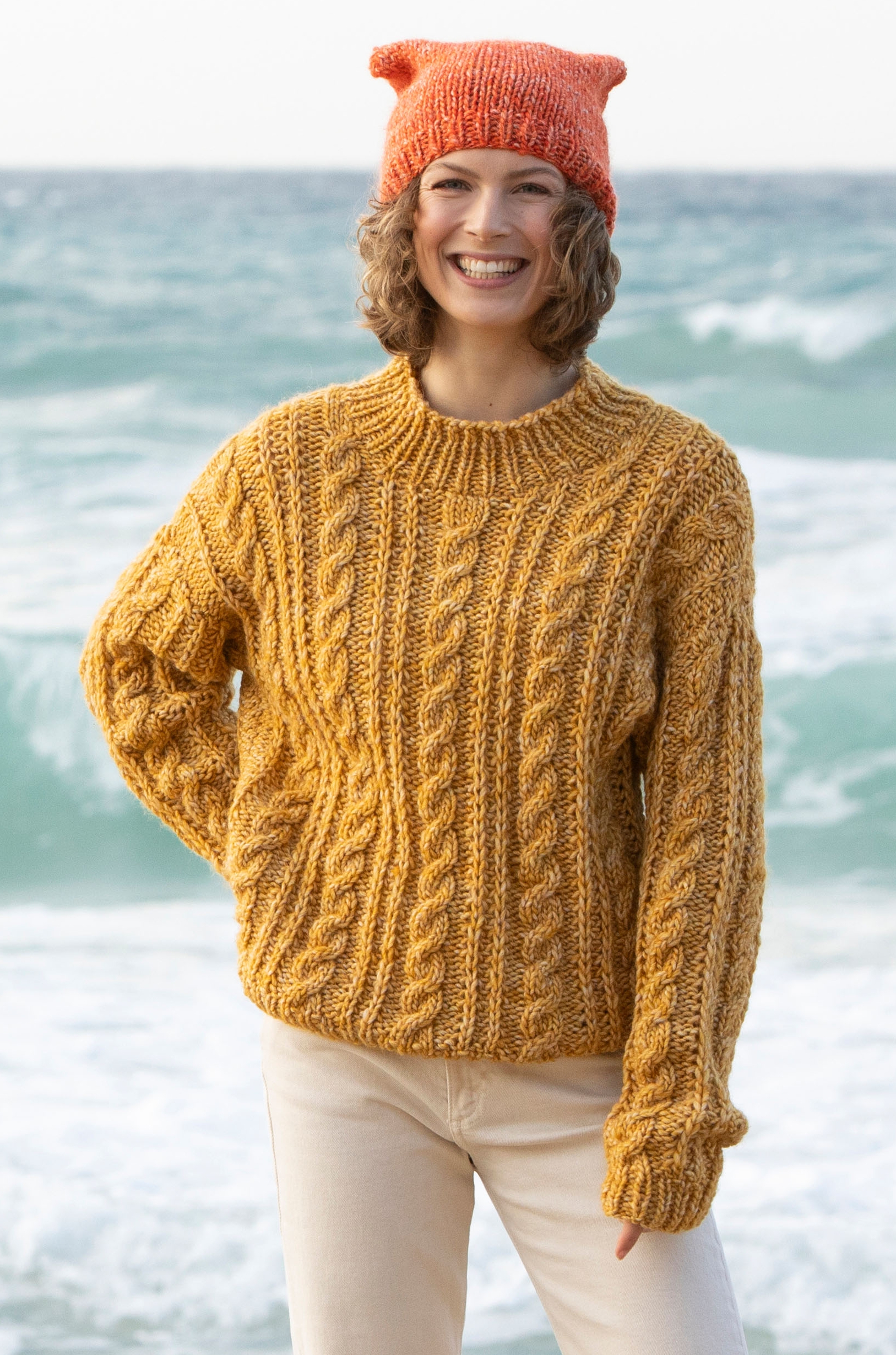  Rebecca 98 Modell 6 Mütze und Modell 7 Pullover Volume Soft 