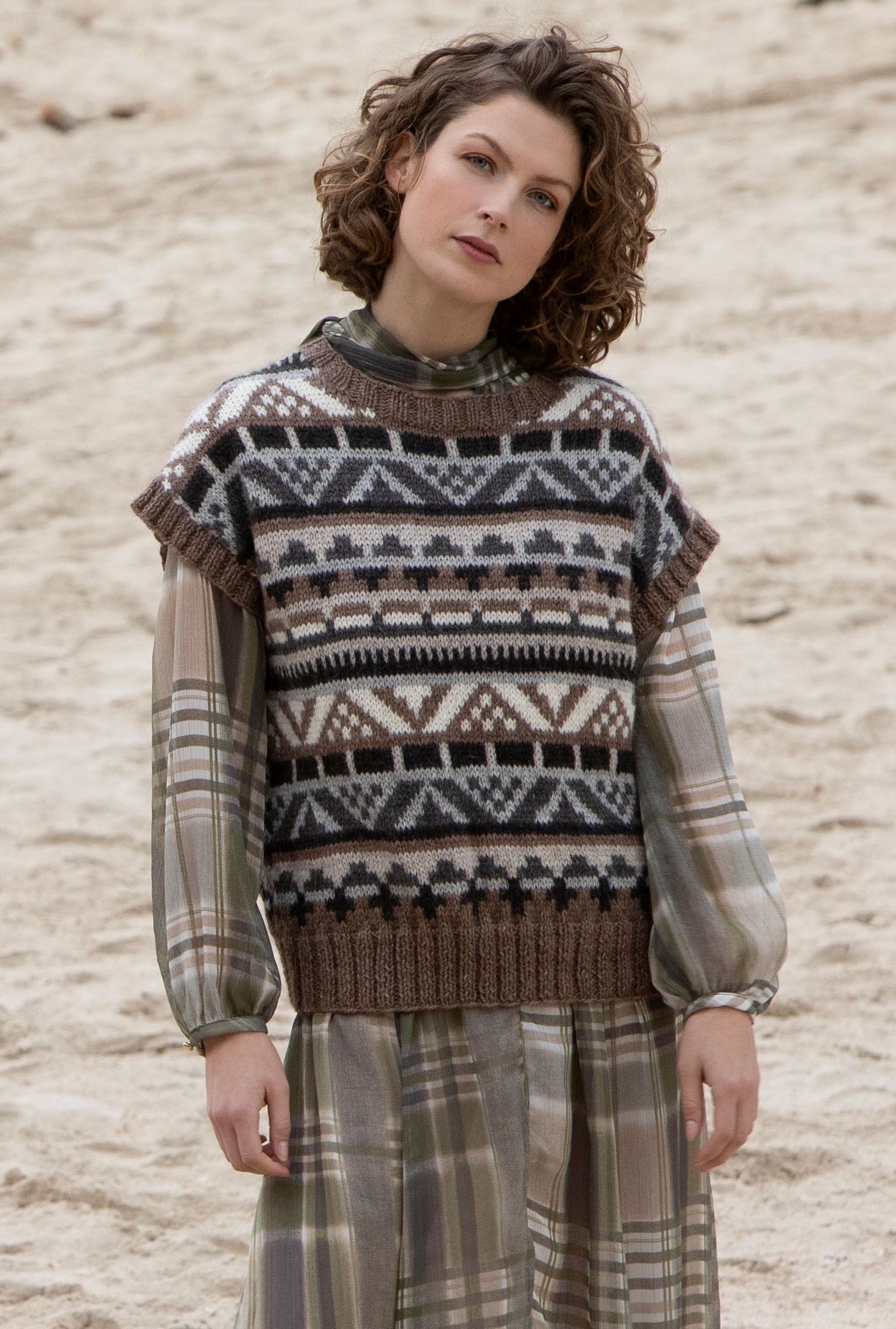  Rebecca 99 Modell 35 Pullunder Inca Nature 