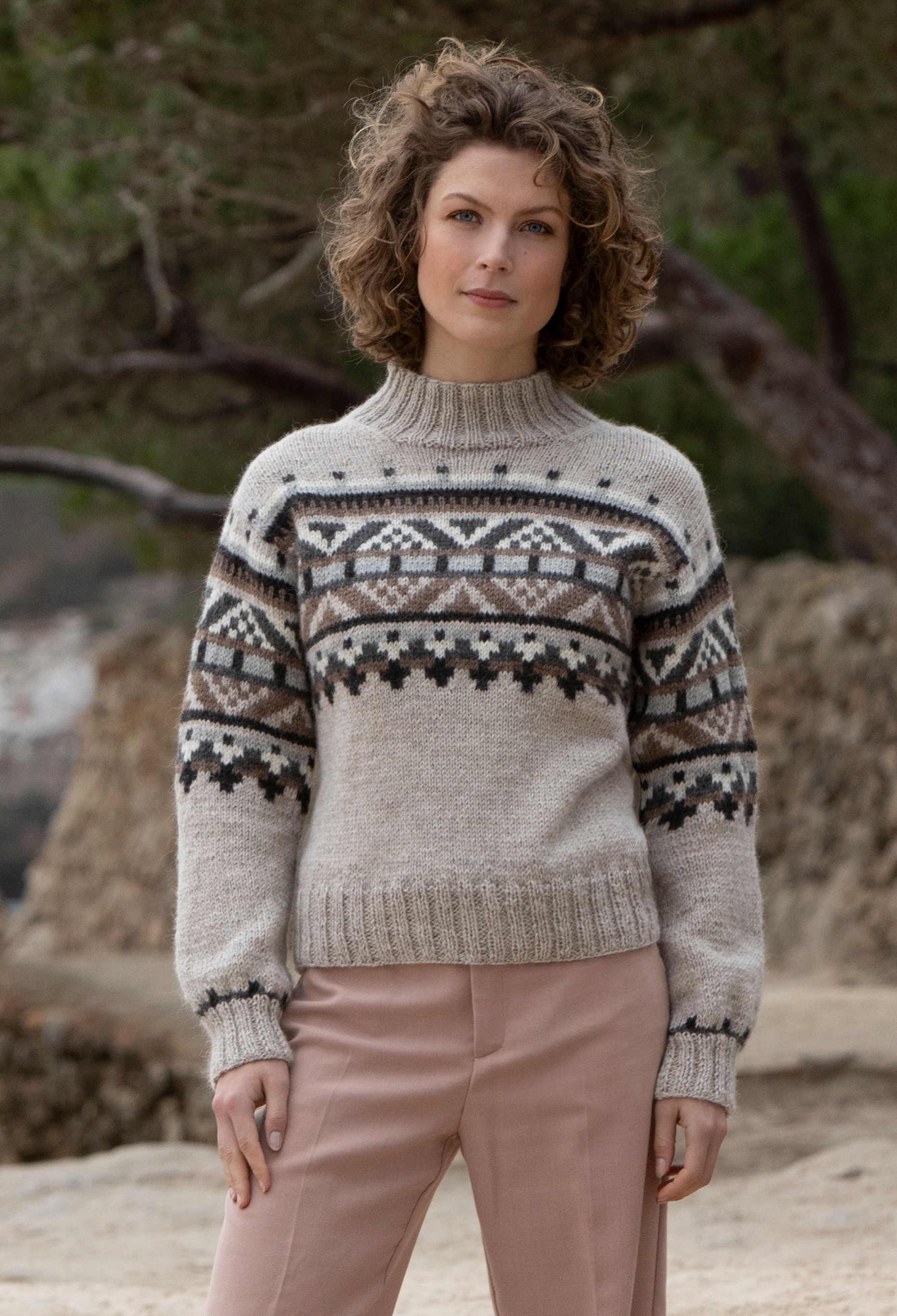  Rebecca 99 Modell 32 Pullover Inca Nature 