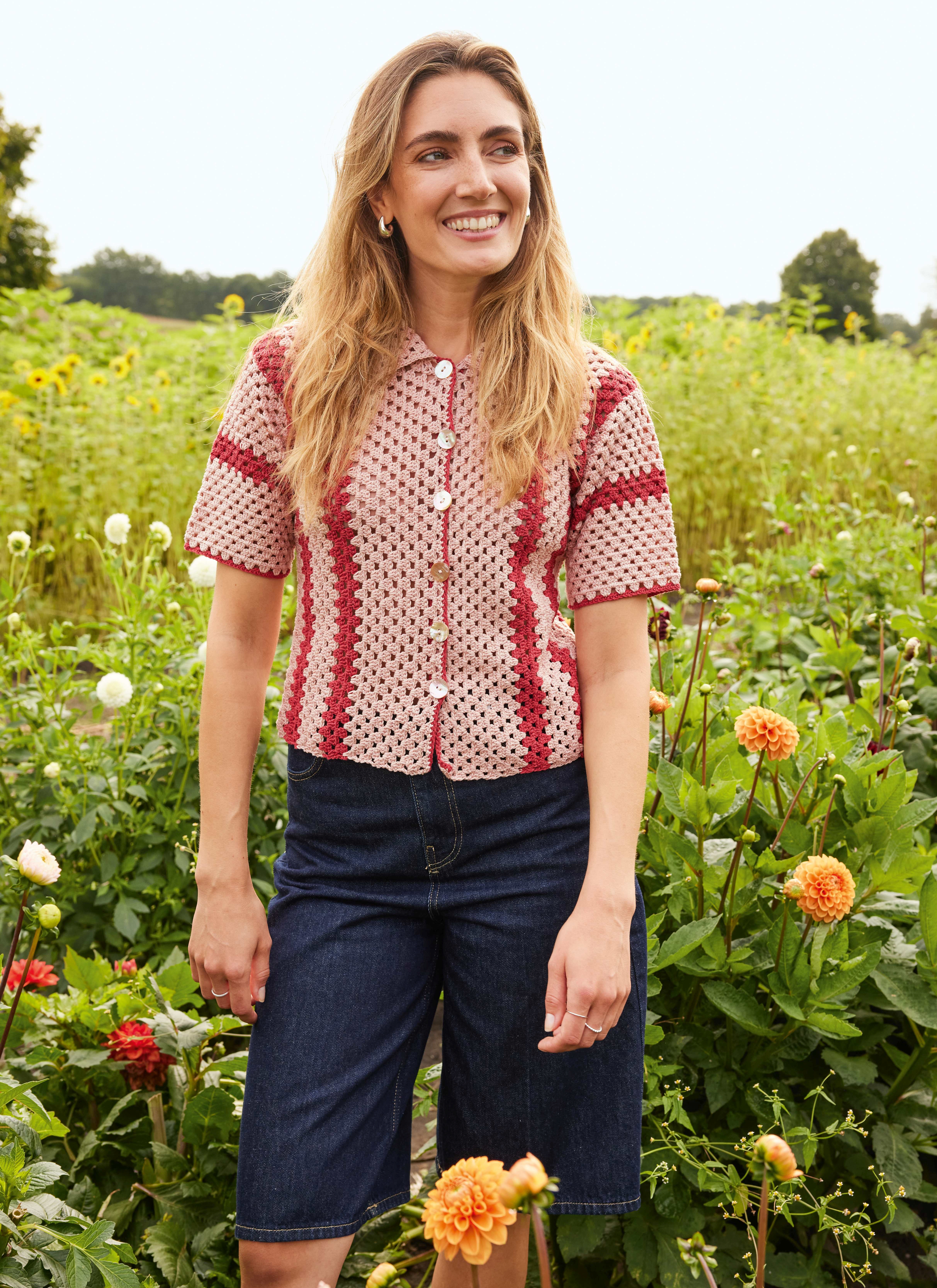  Rebecca 1-26 Modell 30 Häkeljacke Limone 