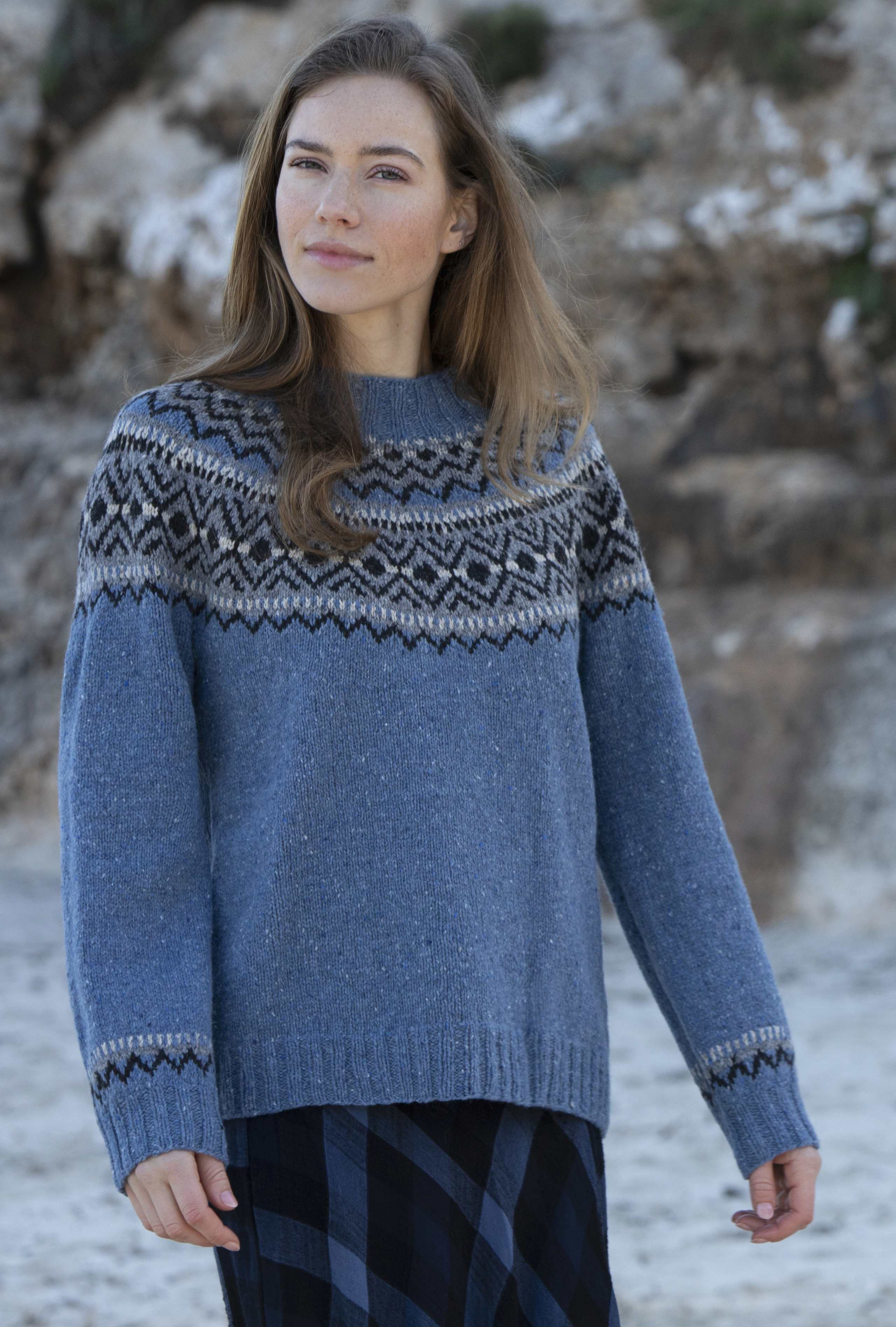  Rebecca 3-26 Modell 12 Pullover Classic Tweed 
