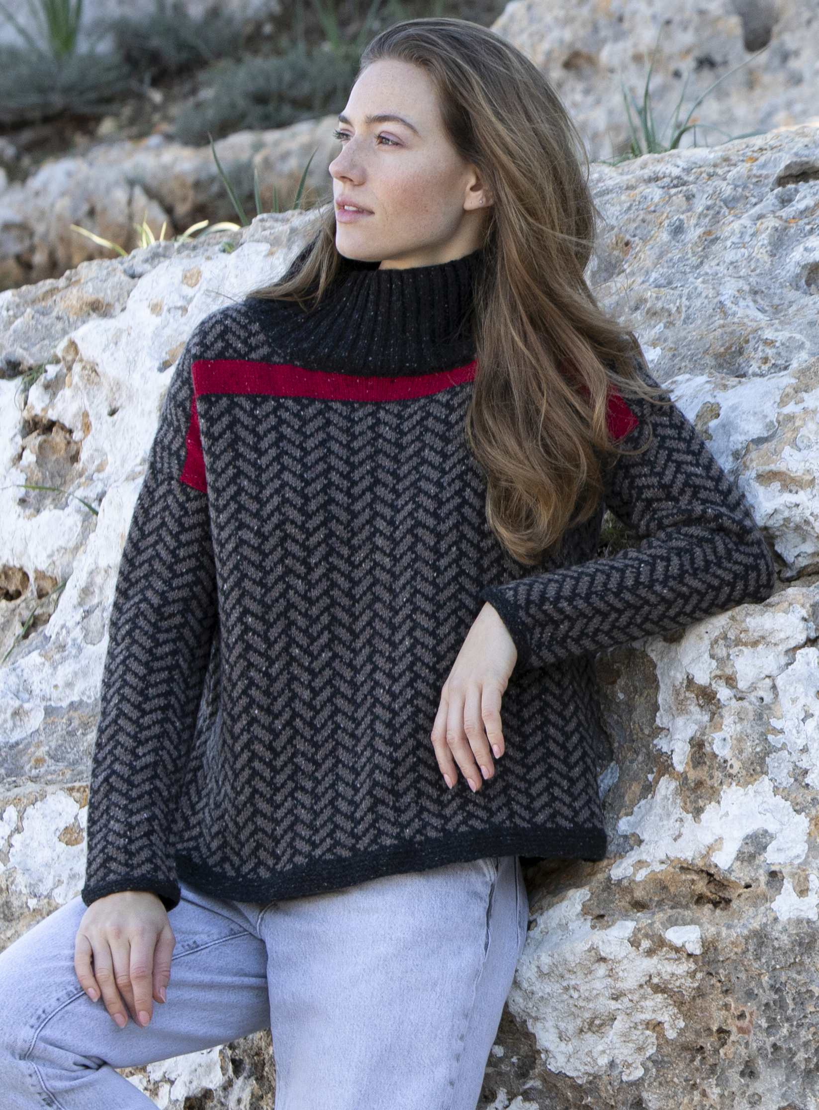  Rebecca 3-26 Modell 13 Pullover Classic Tweed 